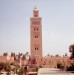 Minaret v Marrakéši